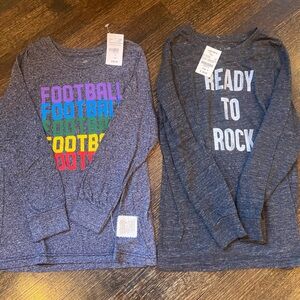 Lot of two Retro brand kids long sleeve t-shirts size 6 BNWT